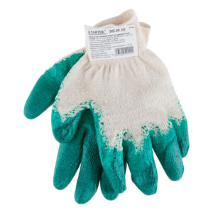 Перчатки х/б, латексное покрытие (одинарный облив), 13 класс STARTUL