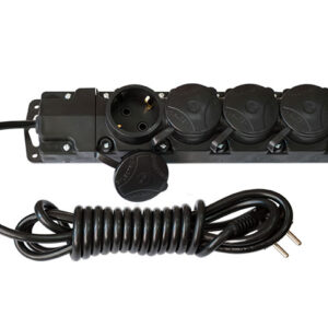 Удлинитель брызгозащищенный 3,5м (4 роз., 3.7кВт, с/з, ПВС 3х1,5) Bylectrica