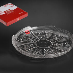 Блюдо стеклянное, круглое, 270 мм, Ватикан (Vatican), SAKURA