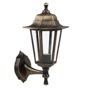 Светильник садово-парковый настенный "Леда1" (черный под бронзу) Юпитер