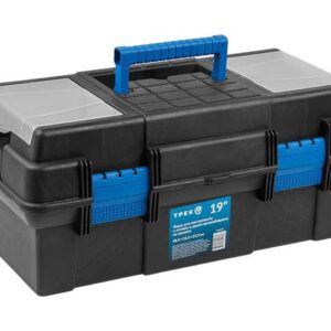 Ящик для инструмента пластмасс. 48.5х24.5х21.5 см (19") с лотком и органайз.20230 ТРЕК