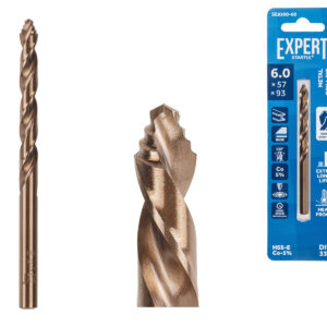 Сверло по металлу ц/х 6.0х57х93 мм HSS-Co EXPERT STARTUL