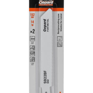 Пилка сабельная по металлу S922BF (2 шт.) GEPARD