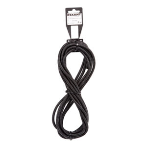 Трубa автомобильная гофрированная ПП d4,6 мм, разрезная, (бухтa 5 м/уп.)