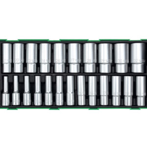 Набор-сет головок глубоких 23передм. TOPTUL