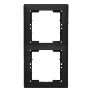 Рамка 2-ая вертикальная черная, DARIA, MUTLUSAN