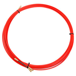 Протяжка кабельная (мини УЗК в бухте), стеклопруток, d=3,5 мм 10 м красная