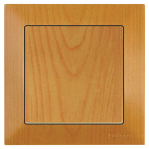 Выключатель 1-клав. (скрытый, винт. зажим) дуб, DARIA, MUTLUSAN