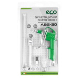 Пистолет продувочный c комплектом сопел ECO ABG-20