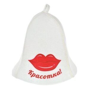 Шапка для бани и сауны «Красотка», войлок, "Hot Pot"