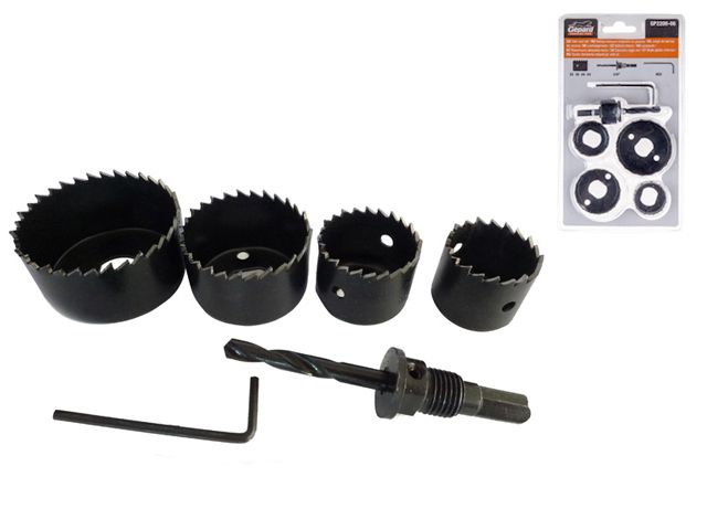 Набор пильных коронок по дереву 6предметов GEPARD (GP2200-06)