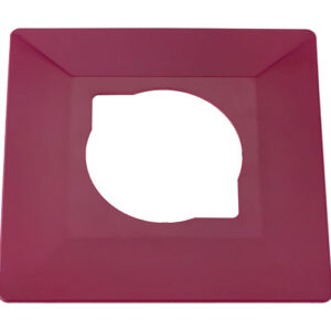 Рамка 1-местная декоративная бордовая BYLECTRICA