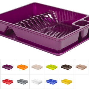 Сушилка для посуды с поддоном 33х43 см, DRINA