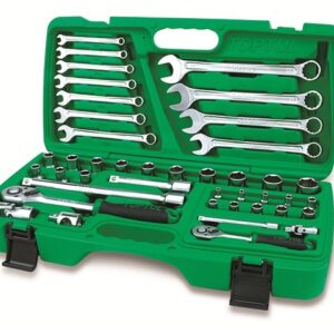 Набор головок и ключей 42предм. 1/4",1/2" 6гр. TOPTUL