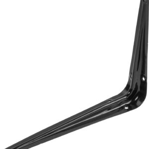 Кронштейн с ребром жесткости 150х200 мм черный STARFIX