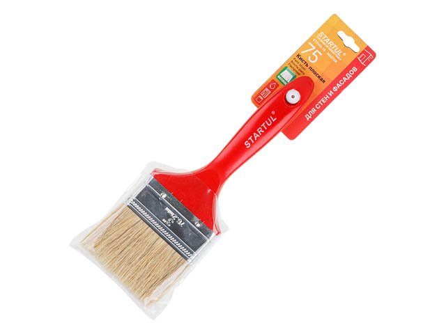 Кисть плоская 3"-75мм STARTUL MASTER