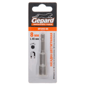 Насадка шестигранная магнитная 10х65мм GEPARD (GP3203-65)