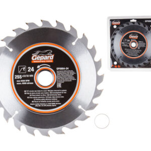 Диск пильный 255х32/30 мм 24 зуб. по дереву GEPARD