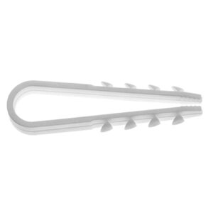 Дюбель-хомут для круглого кабеля 11-18 мм белый (50 шт в пласт. конт.) STARFIX