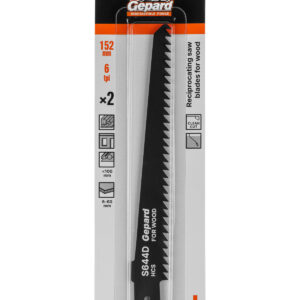Пилка сабельная по дереву S644D (2 шт.) GEPARD