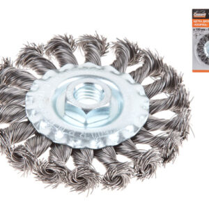 Щетка дисковая косич.100мм/M14 GEPARD (GP0890-100)