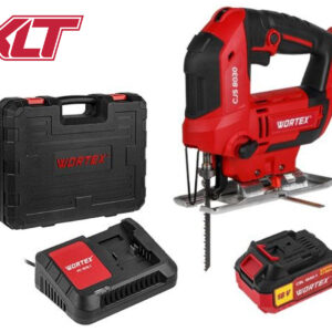 Аккум. лобзик WORTEX CJS 8030 в чем. ALL1 XLT SET 18 В, 500-3000 об/мин, 85 мм, 1х4 А*ч