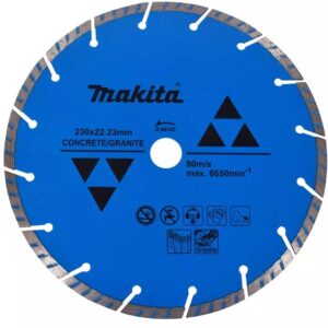 Алмазный круг 230x22,23x7 мм по бетону Turbo "Эконом" MAKITA