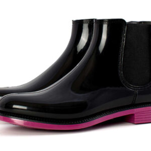 Полусапоги ПВХ женские, черн/бордов, р.36 Bora Nordman