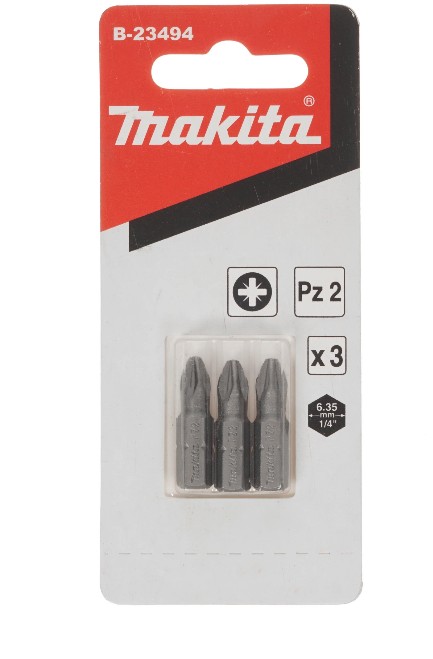 Насадка Impact Black PZ2 3 шт, 25 мм, C-form Makita B-23494