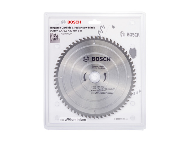 Диск пильный 210х30 мм 64 зуб. универсальный ECO ALUMINIUM BOSCH