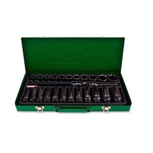 Набор головок ударн. 1/2" 8-32мм 6гр. 32пр. TOPTUL