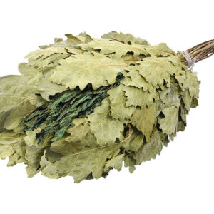 Веник дубовый с мятой, в упаковке, "Банные штучки"