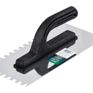 Гладилка нерж. 130х270мм зуб 6х6мм ВОЛАТ