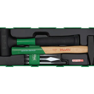 Набор-сет молотки, выколотки и зубила 7предм. TOPTUL