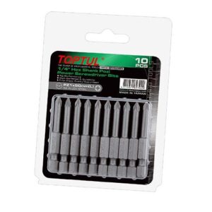 Насадка крестообразная PZ3 50мм 10 шт блистер TOPTUL