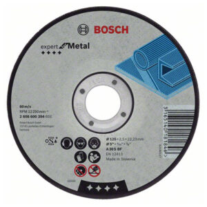 Круг отрезной 125х2.5x22.2 мм для металла Expert BOSCH