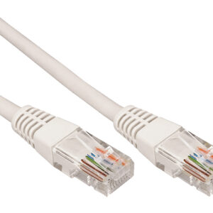 Пaтч-корд 3м U/UTP, RJ45-RJ45, CAT 5e, PVC серый REXANT