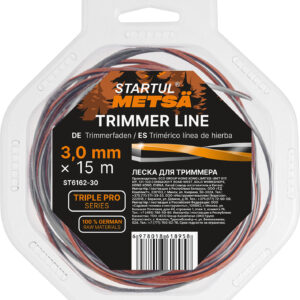 Леска ф 3.0 мм х 15 м витой квадрат сеч. TRIPLE PRO STARTUL METSA