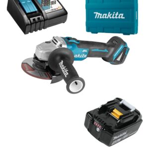Аккум. углошлифмашина MAKITA LXT DGA 504 RT в чем.