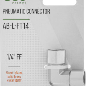 Соединение внутр. резьба 1/4" L-образное (латунь) ECO