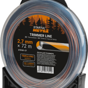 Леска ф 2.7 мм х 72 м витой круг сеч. TRIPLE PRO STARTUL METSA