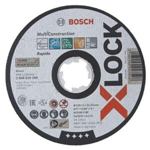 Круг отрезной 125х1.0x22.2 мм универс. Multi X-LOCK BOSCH
