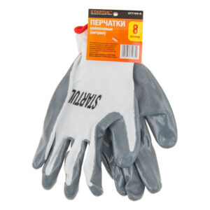 Перчатки нейлон, нитриловое покрытие, 8 р-р STARTUL