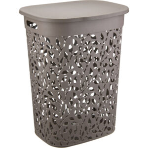 Корзина для белья ФЛОРА 55л (французскский серый) IDEA