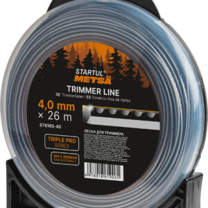 Леска ф 4.0 мм х 26 м зубчатый квадрат сеч. TRIPLE PRO STARTUL METSA