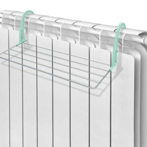 Сушилка для белья на батарею,  2,1м, ширина 45см, цвет серый, NIKA