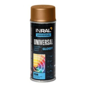 Краска-эмаль аэроз. универсальная медный металлик INRAL 400мл (8029)