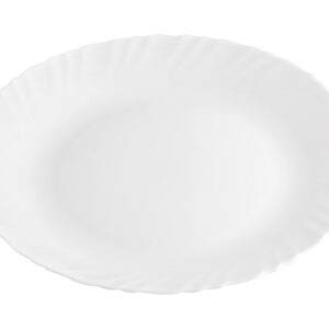 Тарелка обеденная стеклокерамическая, 250 мм, круглая, серия Classique (Классик), DIVA LA OPALA