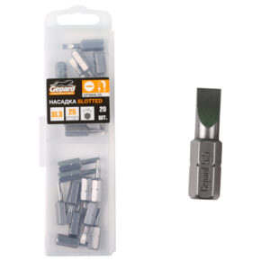 Насадка шлицевая SL3 25мм 20шт GEPARD (GP3606-25)