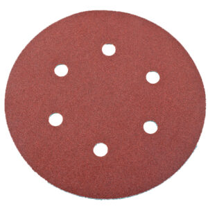 Шлифлист 150мм круг P180 бумага, самосцепл. (6 отв.) (ОАО "БАЗ")
